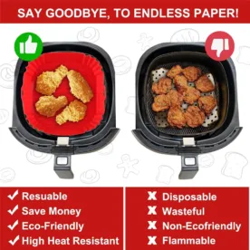 Airfryer Pan Liner Silicone - Image 4