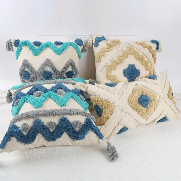 Hand-Embroidered Style Pillowcase