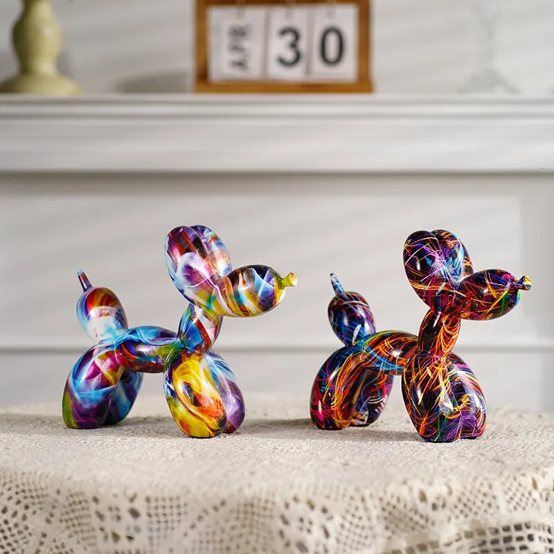 Balloon Dog Figurines - الصورة 3